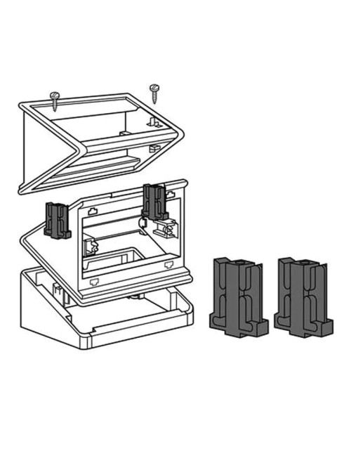 Blocs d'accouplement Bticino pour tourelles simple face 150530