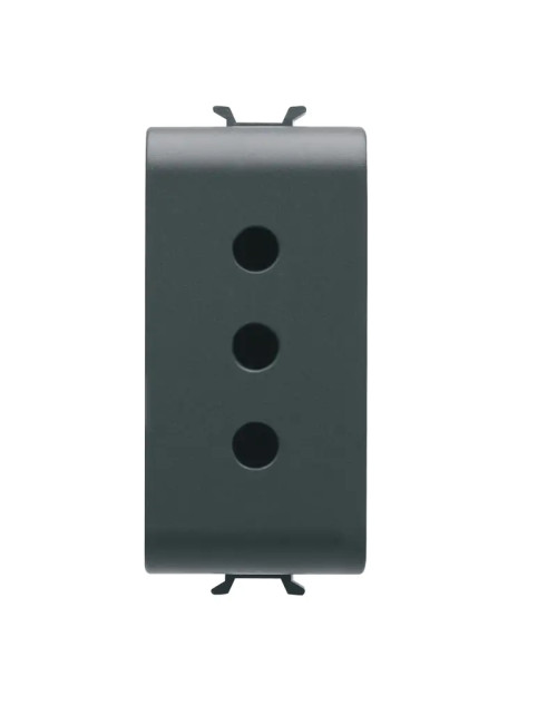 Gewiss Chorus 10A small anthracite socket GW12201