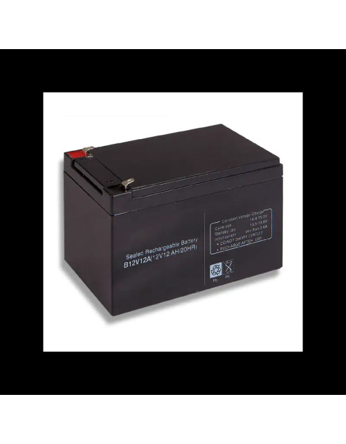 Hiltron 12V 12Ah Cobat lead acid battery including B12V12A