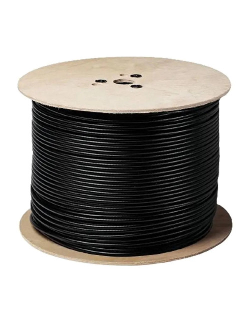 Câble réseau en cuivre Fracarro CAT 6 U/UTP 500 mètres noir 287533