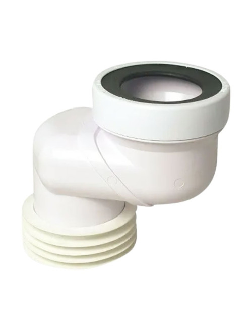 Bonde de toilette excentrique pour tuyaux GTL D 110 mm 8 cm blanc 234200PB8