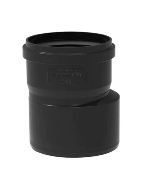 Redi Exzenter-Vergrößerungsanschluss Durchmesser 110/125 mm schwarz 09012P8
