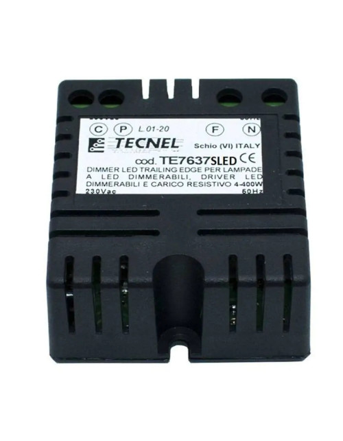 Variateur pour Bande LED Tecnel 4-400W 230Vac programmable LE-TE-CE TE7637SLED