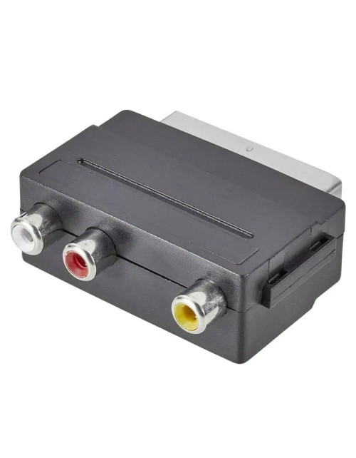 Adattatore presa scart Melchioni Rca interruttore In/Out 433330029