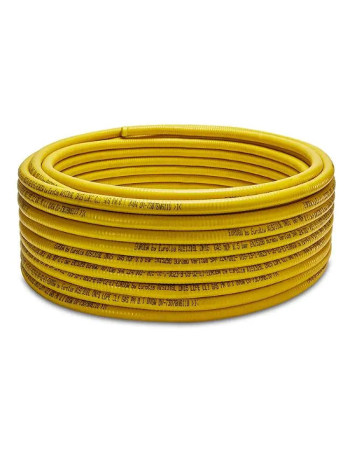 Eurotis EUROGAS DN15 3/4 Stahlwellrohr 10 Meter A01-0001-00698