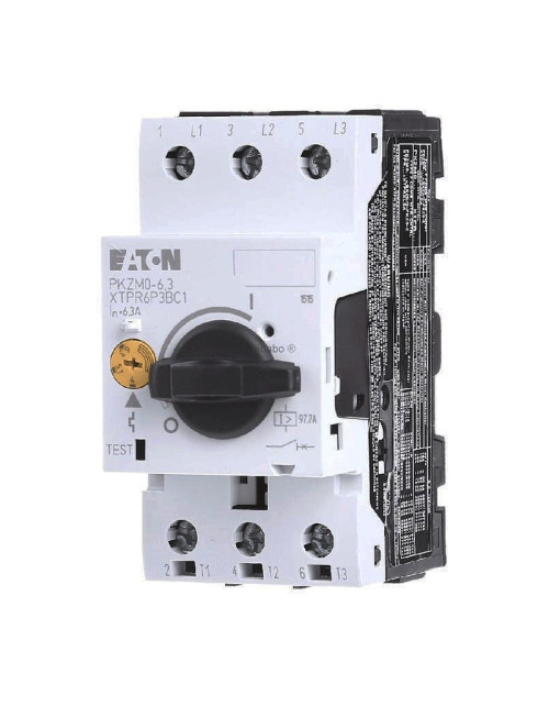 Eaton PKZM0-6.3 4-6,3 A 3 Module 3 Pole Motorschutz 072738