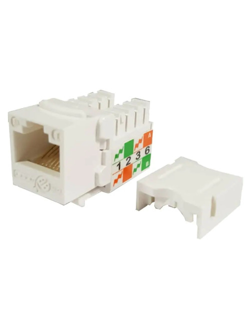 Item socket RJ45 U/UTP cat.5E White 50101