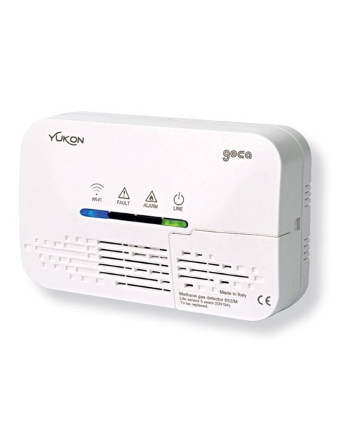 Geca Yukon 852 Wifi detector de gas GLP de pared blanco 38522626