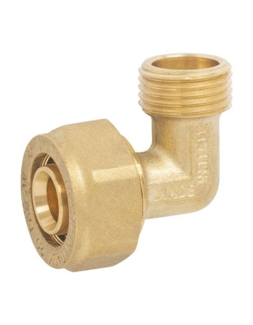 Ape M 3/4 x 26 mm brass elbow fitting 3753F342630