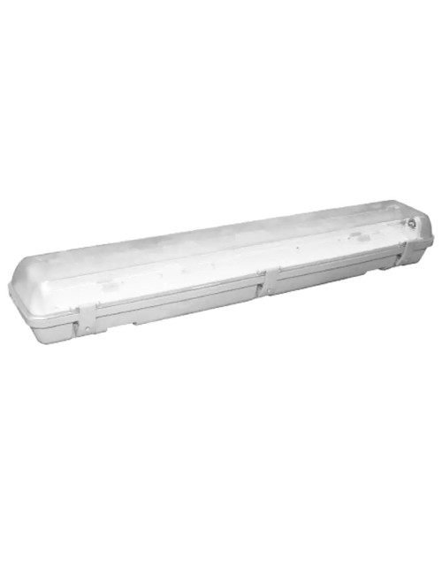 Empty waterproof ceiling light for LED Poliplast Ofelia 2XT8 60cm 400755-218