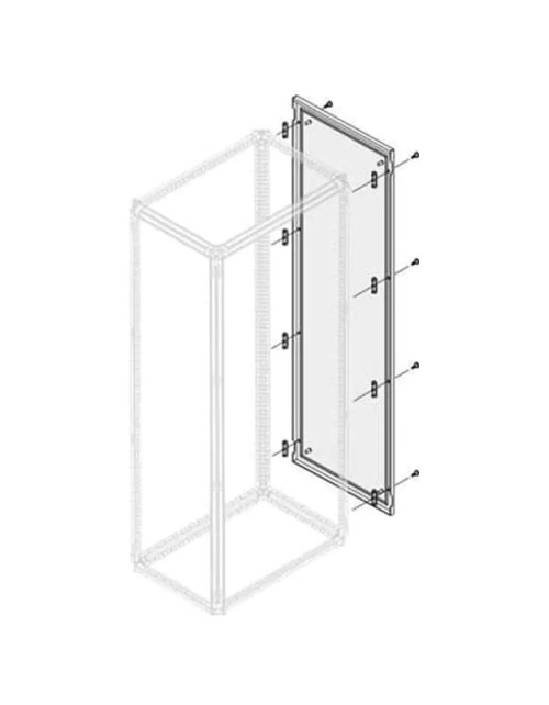 Panneau externe Abb pour appareillage de puissance System pro E 1800x500mm PPEB1850