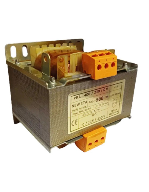 Single-phase insulation transformer Cta 500VA input 230/400V TMI7K0.50