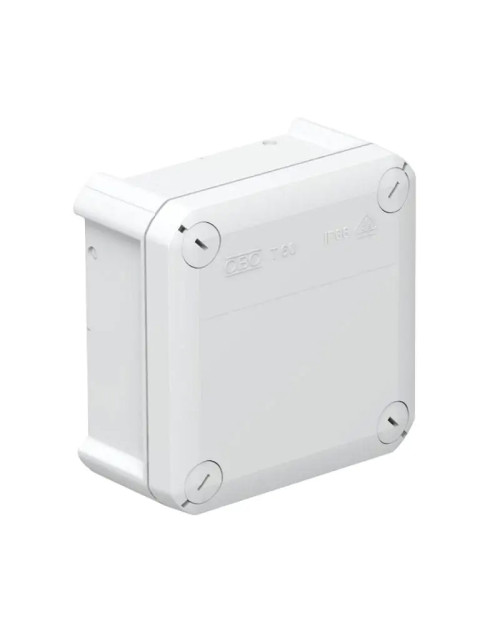 Smooth outdoor Obo junction box IP66 114x114x57 mm 2007239