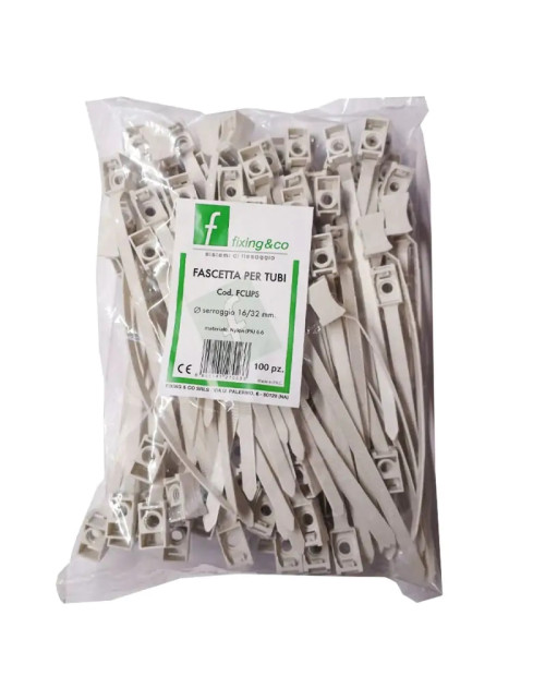 Fixing hose clamps 16 - 32 mm pack of 100 pieces FCLIPS