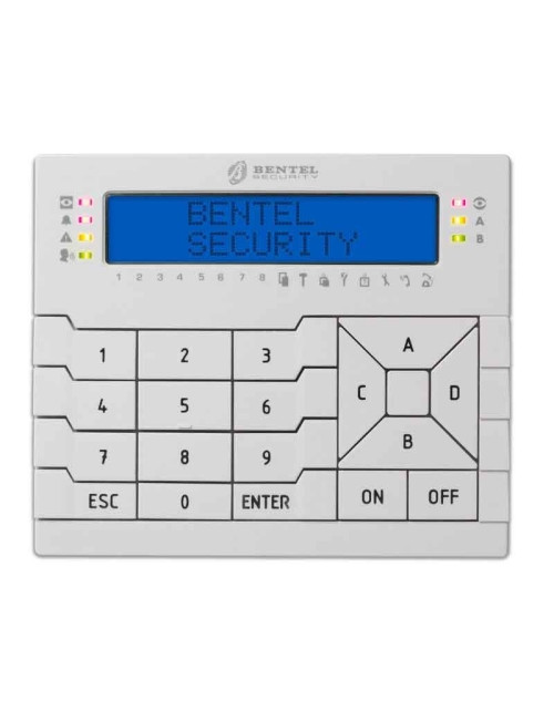 Bentel PREMIUM LCD keyboard with PROXI PREMIUM LCD BKP-LCD