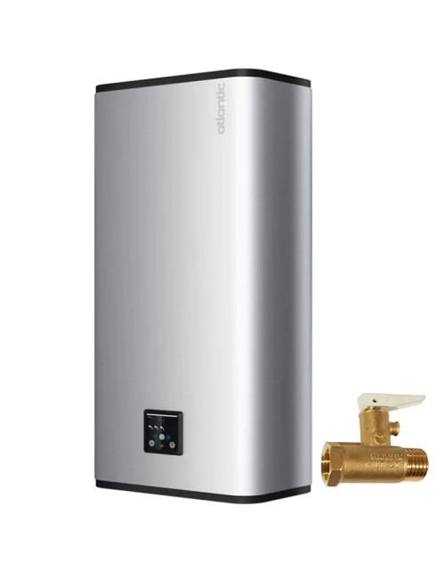 Atlantic Vertigo Steatite Electric Water Heater 100 Liters 80 WIFI Silver 851338