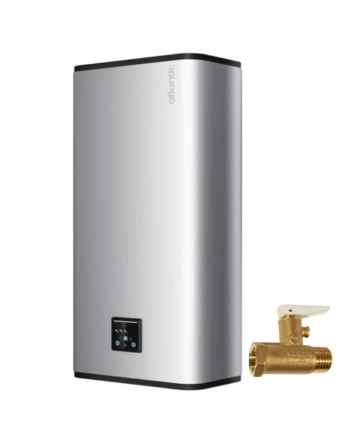 Chauffe-Eau Électrique Atlantic Vertigo Steatite 100 Litres 80 WIFI Argent 851338