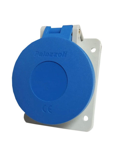 Palazzoli CEE Industrial socket for 2P+E 16A 230V IP44 panel