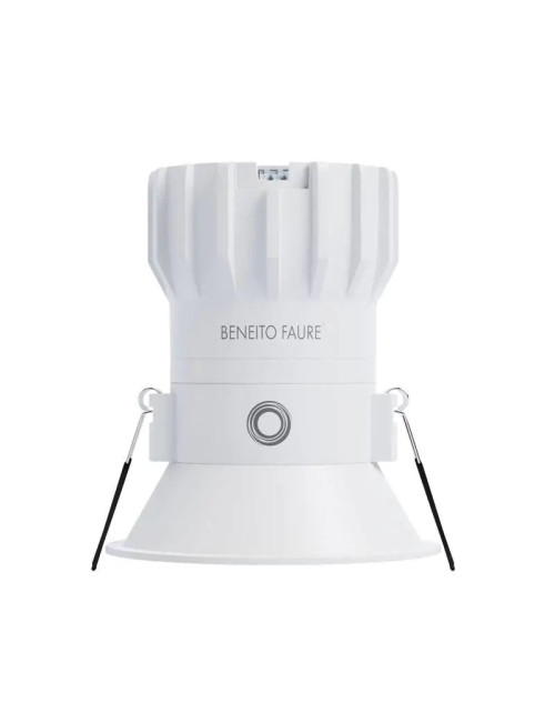 Faretto tondo ad incasso Beneito Faure PULSAR SWITCH 8W 3000K Bianco 5057