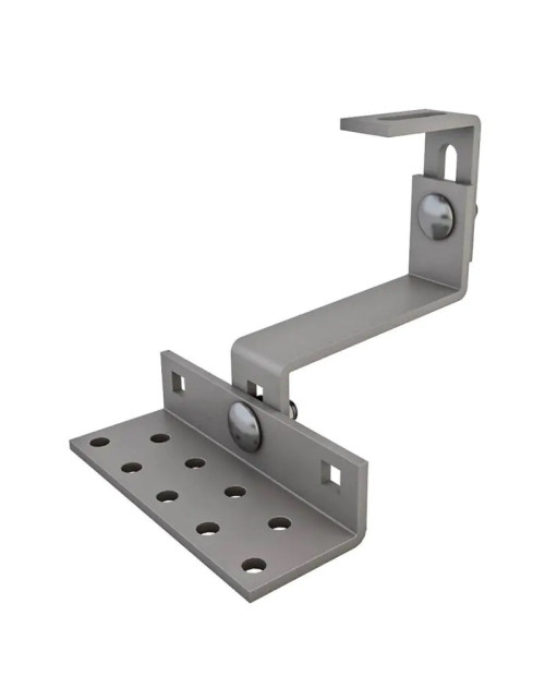 Adjustable bracket for STR0003 aluminum photovoltaic tiles