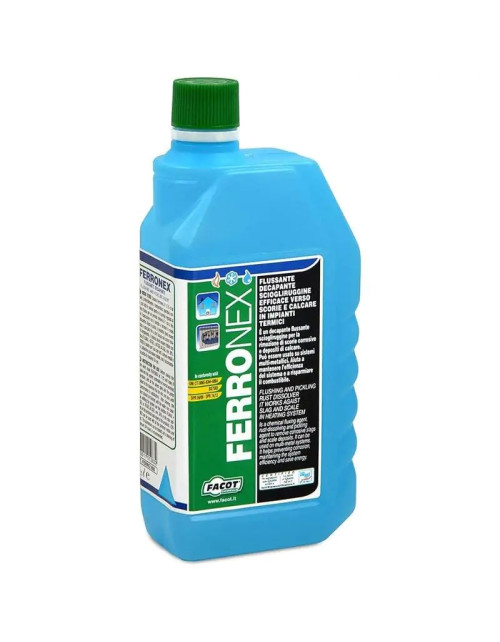 Chemisches Flussmittel Facot Ferronex für Heizkörper, Boiler, Rohre, 1 Liter FERRO1000