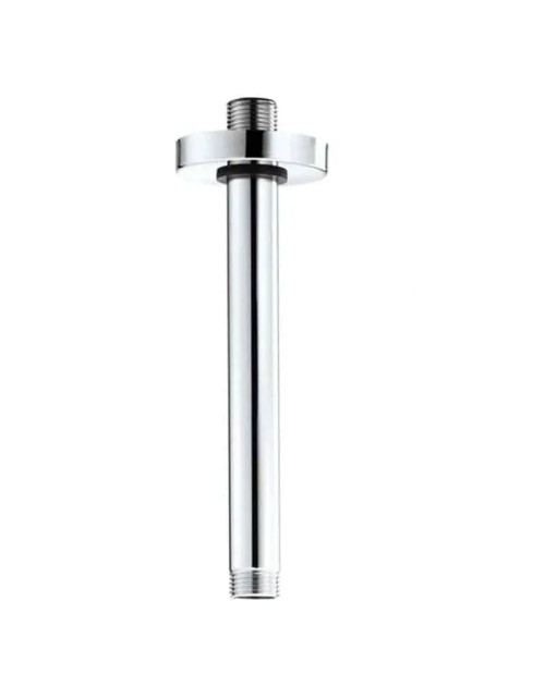 Bossini vertical shower arm 20 cm in chromed brass H31000D00030003