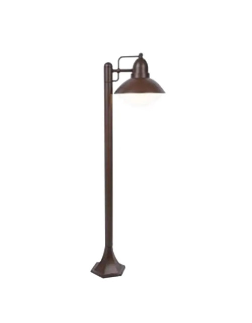 Paletto per giardino Sovil Itaca 100cm attacco E27 colore Corten 593/36