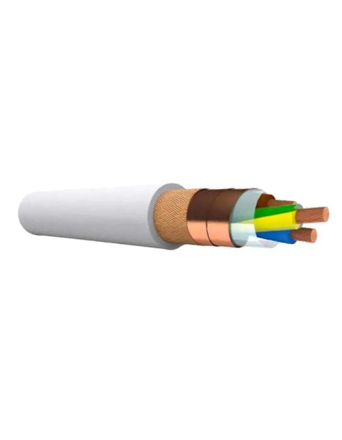 Fror Flame Resistant Shielded Cable FROHH2R 3G1.5 mmq with yellow green