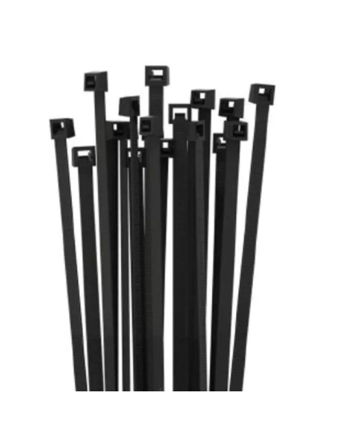 Etelec schwarze Nylon-Kabelbinder 360 x 7,5 FN36075