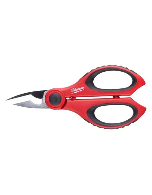 Milwaukee Electrician's Scissors with Rounded Groove 4932478620