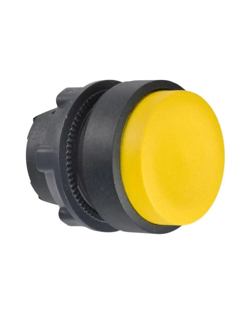 Testa pulsante Schneider giallo senza marcatura diametro 22 ZB5AL5