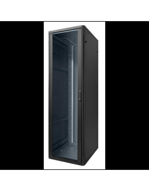 Armoire de sol Item Rack 24 unités 600X600X1185 Noir 20150N