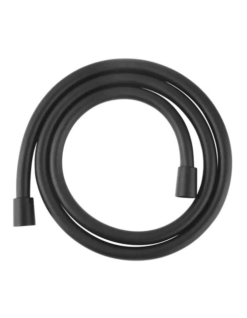 Flexible shower hose with anti-twist PVC matt black 2m