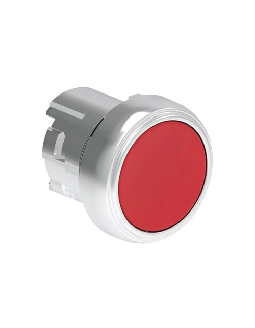 Bouton d'impulsion Lovato Platinum 22 mm Rouge Rasé LPSB104