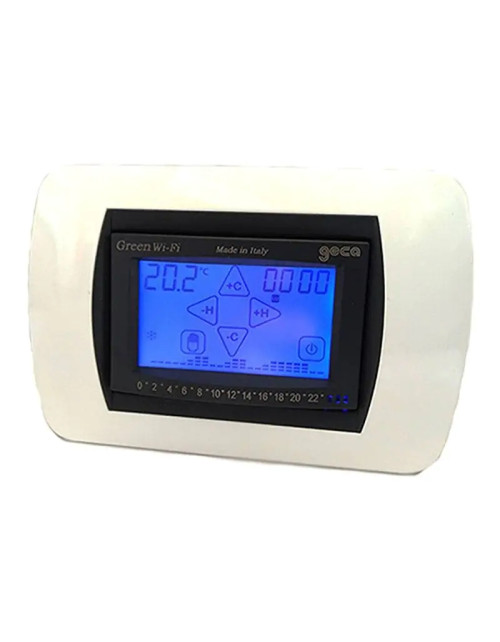 Geca Green eingebauter anthrazitfarbener WLAN-Zeitthermostat 35292385