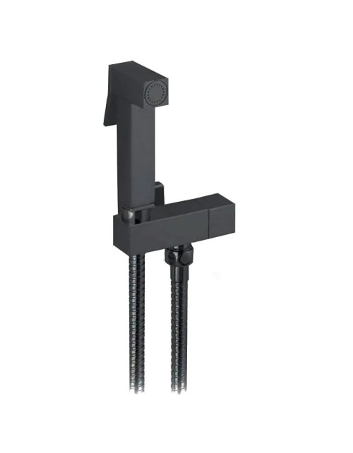 Mc square hydrobrush set with shut off shower and black tap