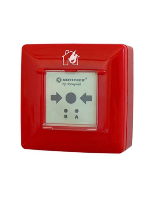 Manual fire button addressed to glass break Notifier P700N