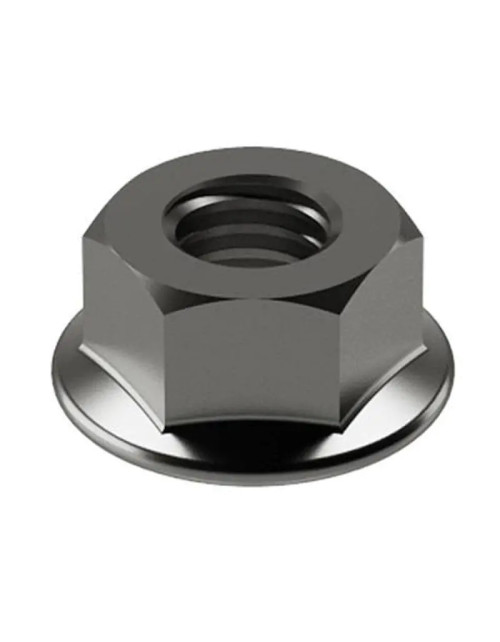 Contact M8 steel flanged hexagonal nut for photovoltaic 50 pieces VT0006