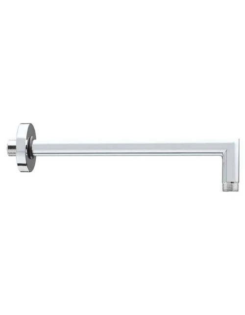 Bossini horizontal shower arm at 90 degrees with chromed rose H70000H00030003