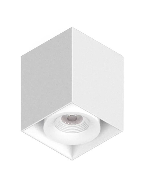 Faretto a soffitto Novalux OWL quadrato 8W 3000K fascio 36 gradi Bianco 108002.01