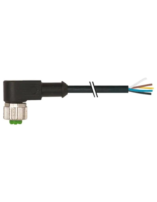 Connecteur Murr M12 femelle 90° avec câble 5P 4A 1,5 kV 10m 7000123616151000