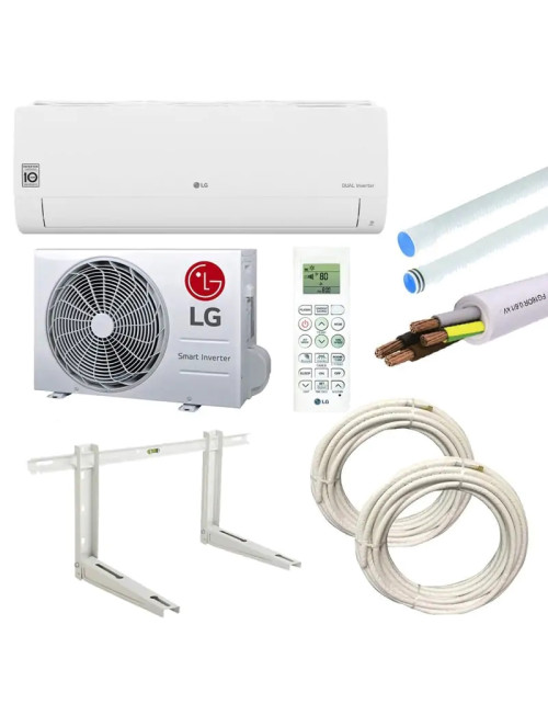 Aire Acondicionado LG LIBERO SMART 9000BTU 2.5kW WI-FI R32 A++/A+ con KIT de Montaje