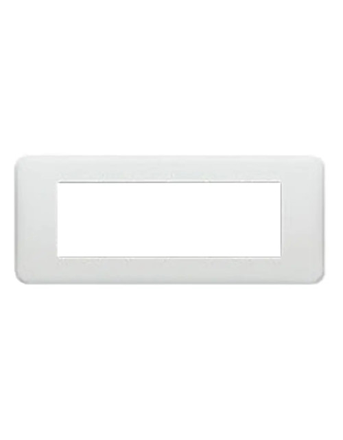 Legrand placa blanca serie Cross 6 plazas 680549