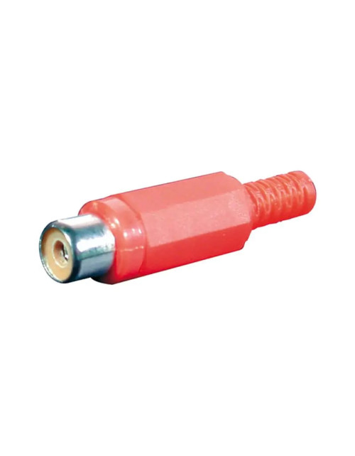 Red Melchioni RCA plug with cable guide 433329712