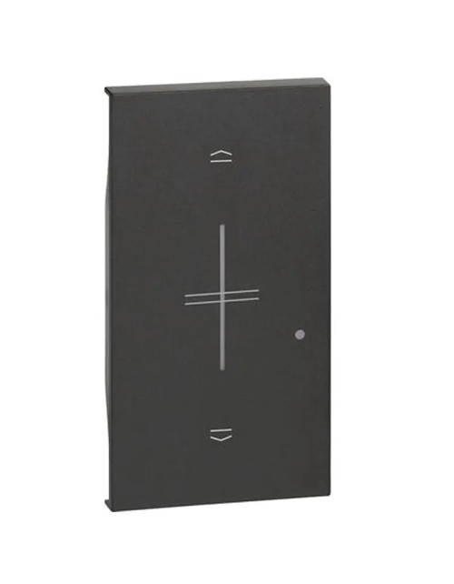 Bticino Living Now connected roller shutter cover 2 modules black KG32M2