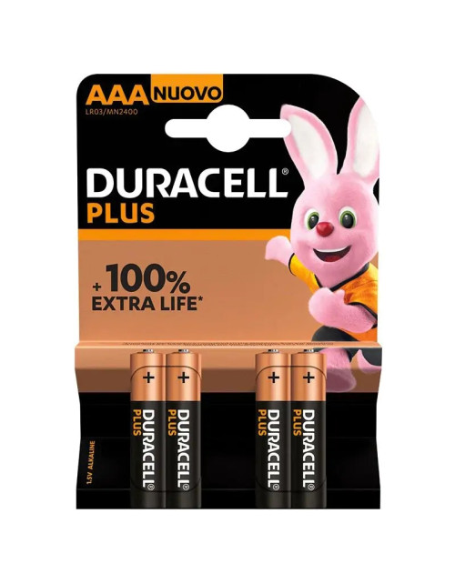 Duracell MN2400 AAA 1,5V blister de 4 pièces 302400000