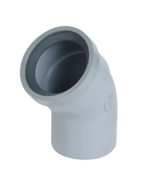 Redi M/F 45 degree plug-in elbow, diameter 40 mm, in PVC 070045N