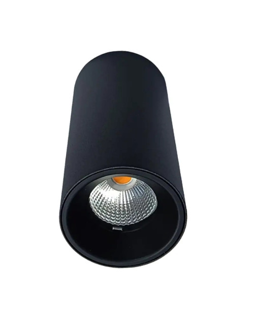 Ceiling-mounted cylinder LED Ilmas projector 12W 3000K 1620 lm Black 05357BN2