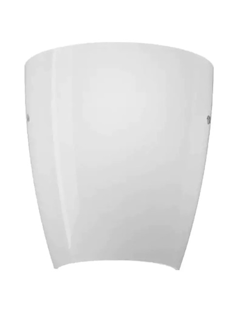 Vistosi DAFNE applique en verre avec raccord E27, blanc brillant APDAFNEBCLUE27