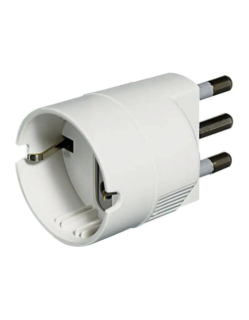 Adaptador con enchufe alemán Bticino 2P+T 16A S3624DE